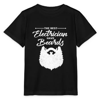 Electrician - Stanley/Stella MINI CREATOR Kids’ T-Shirt - black - Front - Mikhail (115cm)