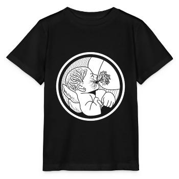 Arbre de vie Allaitement Mère Nature Amour - T-shirt bio MINI CREATOR Stanley/Stella Enfant - noir - Devant - Mikhail (115cm)