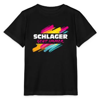 Schlager - Stanley/Stella Kinder T-Shirt MINI CREATOR  - Schwarz - Vorne - Mikhail (115cm)