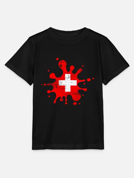 Schweiz - Stanley/Stella Kinder T-Shirt MINI CREATOR - Schwarz