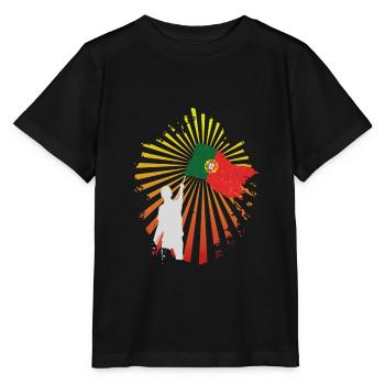 Portugal - Stanley/Stella MINI CREATOR Kids’ T-Shirt - black - Front - Mikhail (115cm)