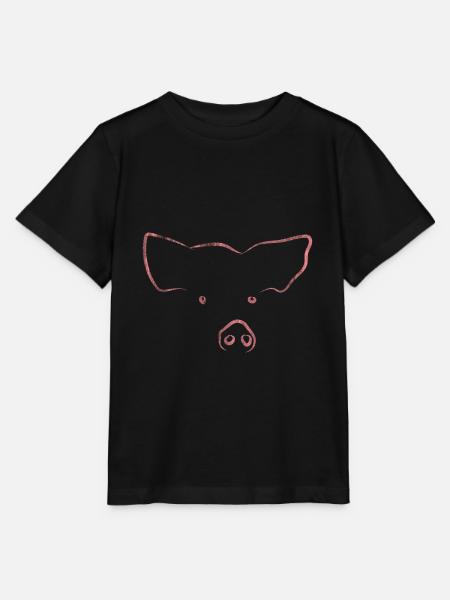Ferme porcine - T-shirt bio MINI CREATOR Stanley/Stella Enfant - noir