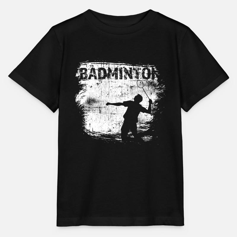 Badminton - T-shirt bio MINI CREATOR Stanley/Stella Enfant - noir