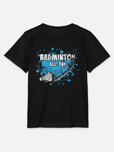 Badminton - Stanley/Stella Kinder T-Shirt MINI CREATOR - Schwarz