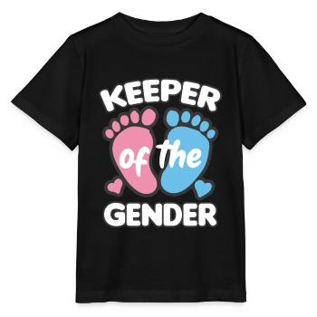 KEEPER OF THE GENDER Fille ou garçon naissance - T-shirt bio MINI CREATOR Stanley/Stella Enfant - noir - Devant - Mikhail (115cm)