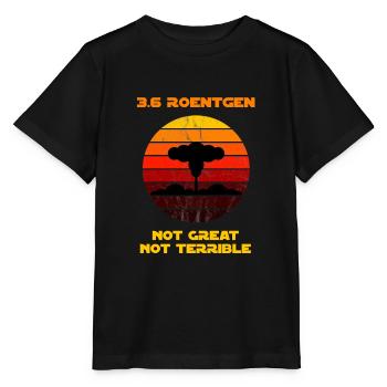 3.6. Roentgen Pas Grand Pas Terrible - T-shirt bio MINI CREATOR Stanley/Stella Enfant - noir - Devant - Mikhail (115cm)