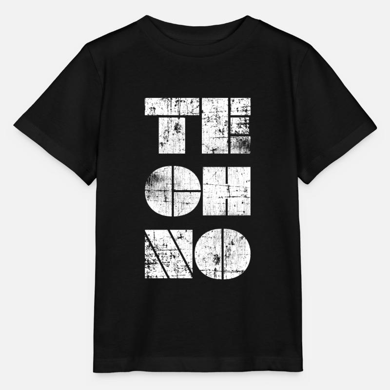 Techno - Stanley/Stella Kinder T-Shirt MINI CREATOR  - Schwarz