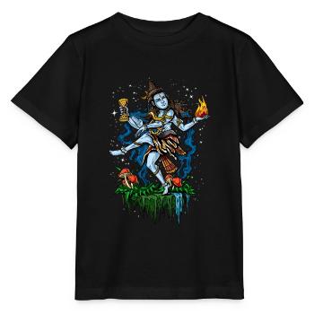 Seigneur Shiva Danse Nataraja Dieu Hindou - T-shirt bio MINI CREATOR Stanley/Stella Enfant - noir - Devant - Mikhail (115cm)
