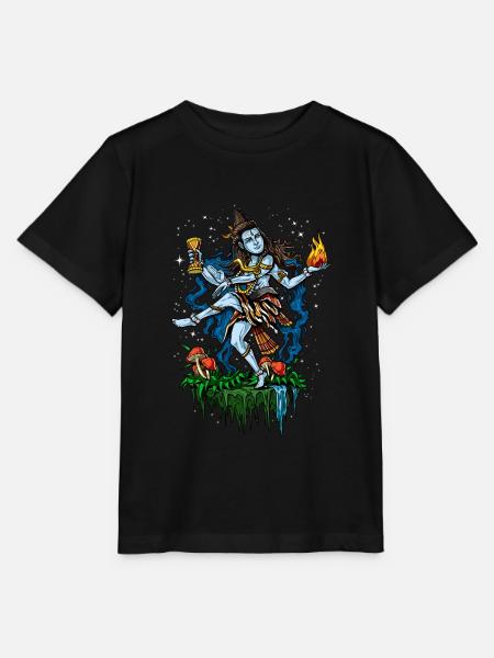 Lord Shiva Dancing Nataraja Hindu-Gott - Stanley/Stella Kinder T-Shirt MINI CREATOR  - Schwarz