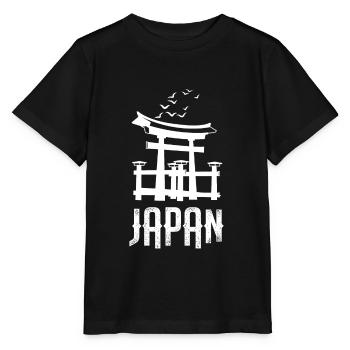 Japan Tokyo Itsukushima shrine - Stanley/Stella MINI CREATOR Kids’ T-Shirt - black - Front - Mikhail (115cm)