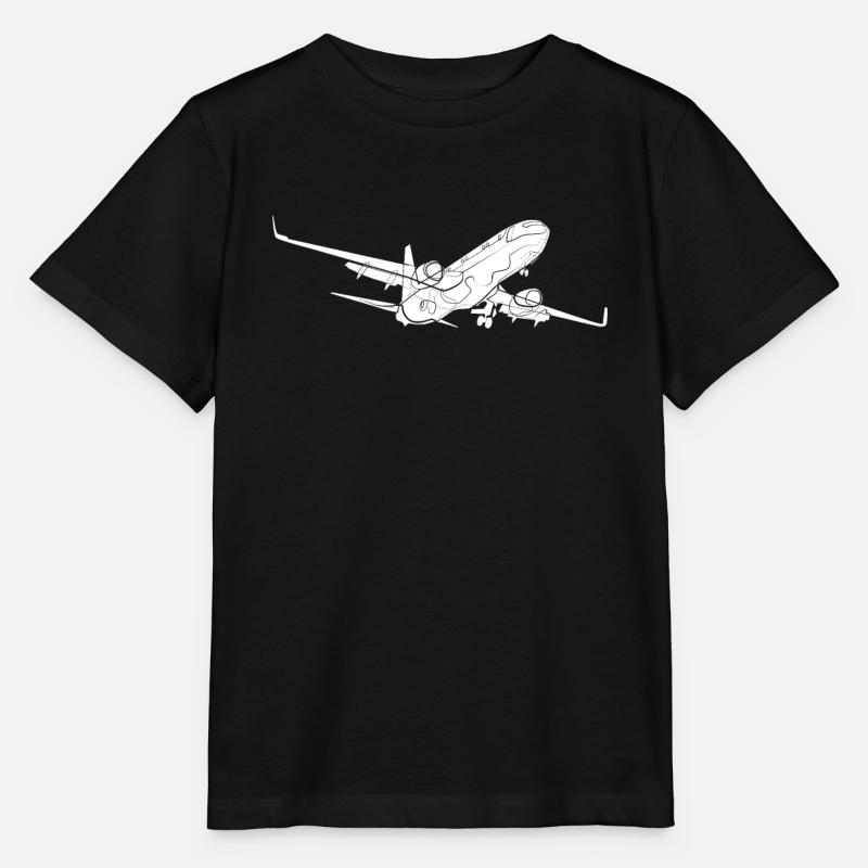 Avion - T-shirt bio MINI CREATOR Stanley/Stella Enfant - noir