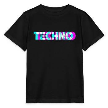 Techno - T-shirt bio MINI CREATOR Stanley/Stella Enfant - noir - Devant - Mikhail (115cm)
