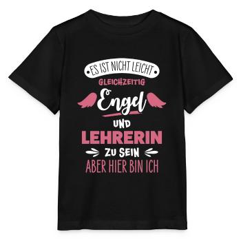 Lehrerin - Stanley/Stella Kinder T-Shirt MINI CREATOR  - Schwarz - Vorne - Mikhail (115cm)
