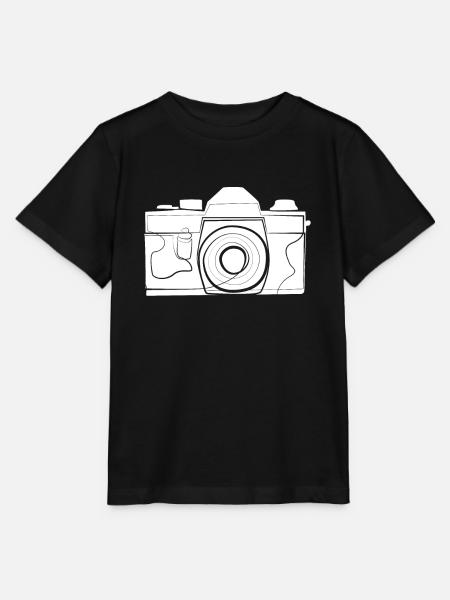 Kamera - Stanley/Stella Kinder T-Shirt MINI CREATOR - Schwarz