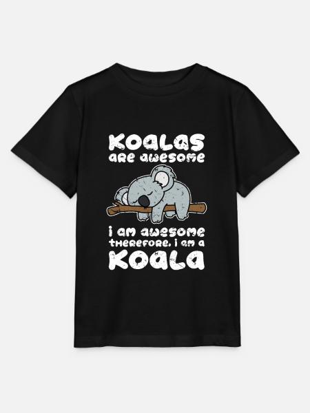 Koala - Stanley/Stella Kinder T-Shirt MINI CREATOR - Schwarz