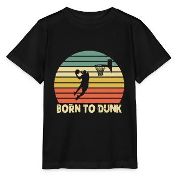 Né à dunk - T-shirt bio MINI CREATOR Stanley/Stella Enfant - noir - Devant - Mikhail (115cm)