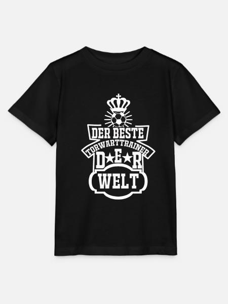 Torwart Torwarttrainer Trainer Fußball Geschenk - Stanley/Stella Kinder T-Shirt MINI CREATOR  - Schwarz