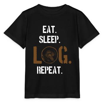 lumberjack - Stanley/Stella MINI CREATOR Kids’ T-Shirt - black - Front - Mikhail (115cm)