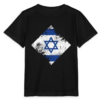 Israel - Stanley/Stella Kinder T-Shirt MINI CREATOR  - Schwarz - Vorne - Mikhail (115cm)