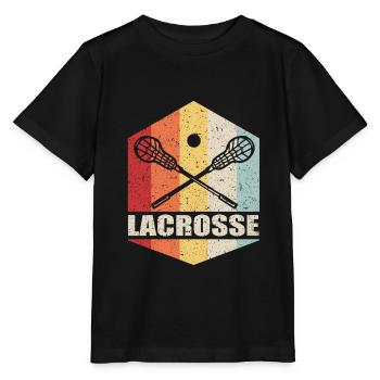 Lacrosse - T-shirt bio MINI CREATOR Stanley/Stella Enfant - noir - Devant - Mikhail (115cm)