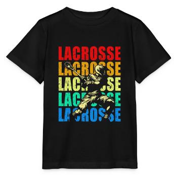 Lacrosse - T-shirt bio MINI CREATOR Stanley/Stella Enfant - noir - Devant - Mikhail (115cm)