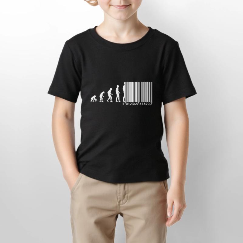 Evolution barcode Stanley/Stella Kinder T-Shirt MINI CREATOR 