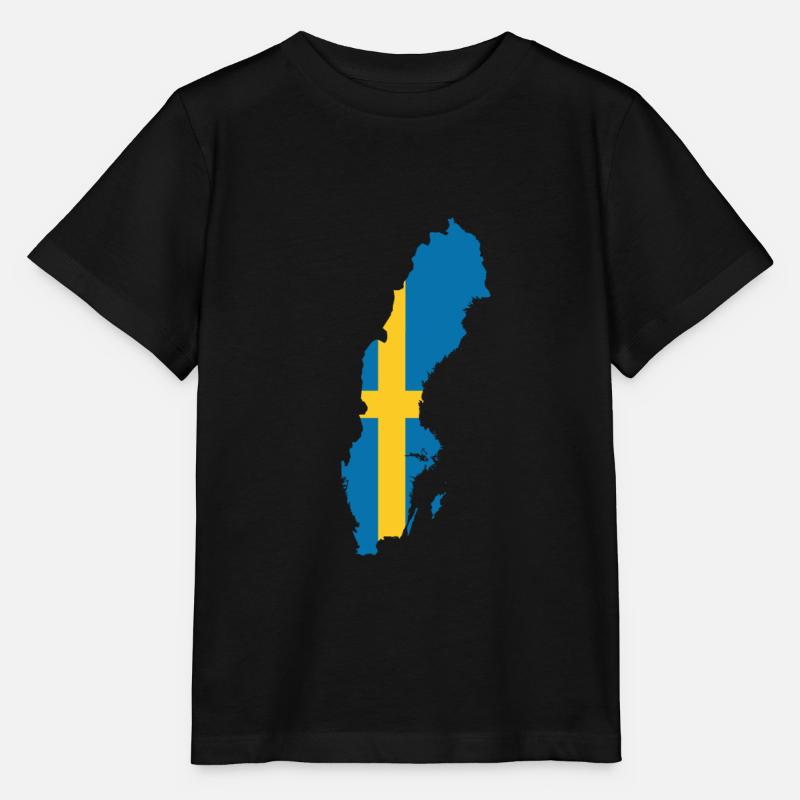 Schweden - Stanley/Stella Kinder T-Shirt MINI CREATOR  - Schwarz