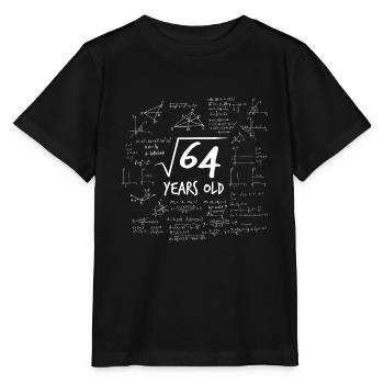 Racine de 64 ans cadeau d'anniversaire 8 ans - T-shirt bio MINI CREATOR Stanley/Stella Enfant - noir - Devant - Mikhail (115cm)