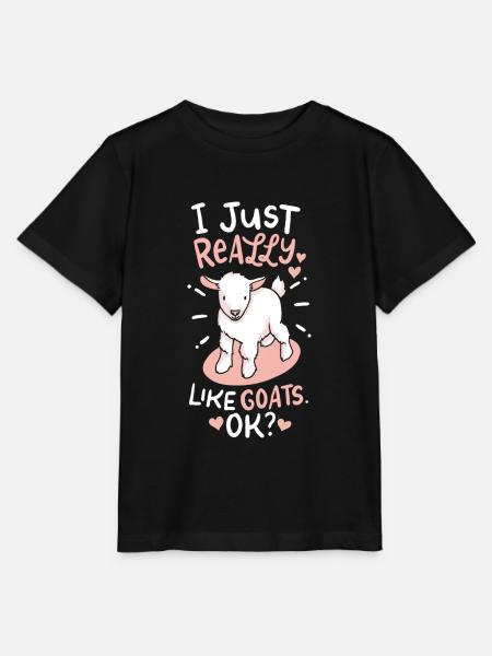 goat - Stanley/Stella Kinder T-Shirt MINI CREATOR  - Schwarz