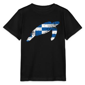 Greece - Stanley/Stella MINI CREATOR Kids’ T-Shirt - black - Front - Mikhail (115cm)