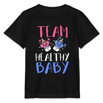 Le parti révèle le genre - T-shirt bio MINI CREATOR Stanley/Stella Enfant - noir - Devant - Mikhail (115cm)