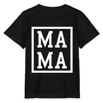 Mama - Stanley/Stella Kinder T-Shirt MINI CREATOR  - Schwarz - Vorne - Mikhail (115cm)
