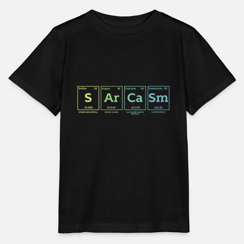 Sarcasm - Stanley/Stella MINI CREATOR Kids’ T-Shirt - black