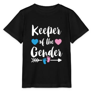 keeper of the gender 01 - Stanley/Stella MINI CREATOR Kids’ T-Shirt - black - Front - Mikhail (115cm)