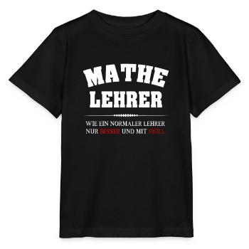 Mathelehrer - Stanley/Stella Kinder T-Shirt MINI CREATOR  - Schwarz - Vorne - Mikhail (115cm)