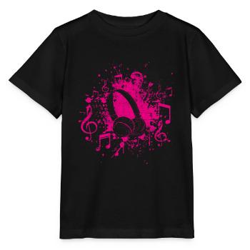 Musik - Stanley/Stella Kinder T-Shirt MINI CREATOR  - Schwarz - Vorne - Mikhail (115cm)