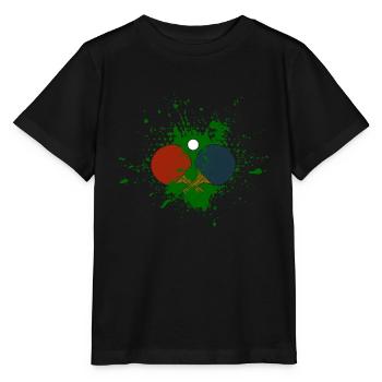Ping-pong - T-shirt bio MINI CREATOR Stanley/Stella Enfant - noir - Devant - Mikhail (115cm)