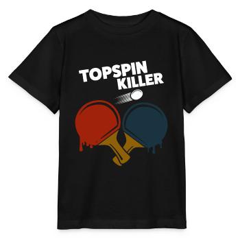 Ping-pong - T-shirt bio MINI CREATOR Stanley/Stella Enfant - noir - Devant - Mikhail (115cm)