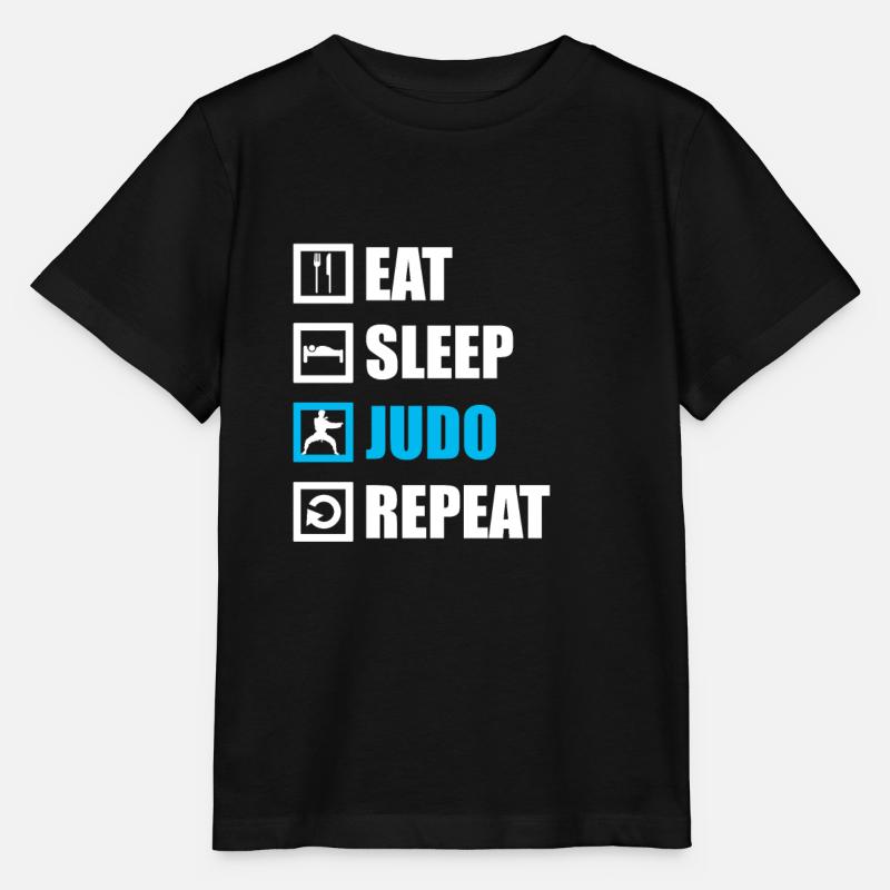 judo - T-shirt bio MINI CREATOR Stanley/Stella Enfant - noir