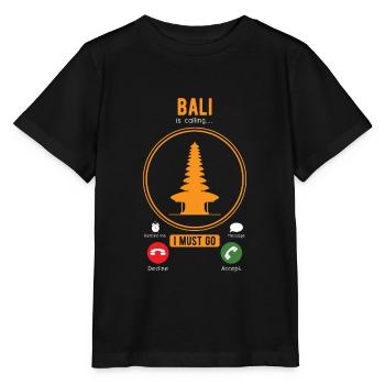 Bali - Stanley/Stella Kinder T-Shirt MINI CREATOR  - Schwarz - Vorne - Mikhail (115cm)