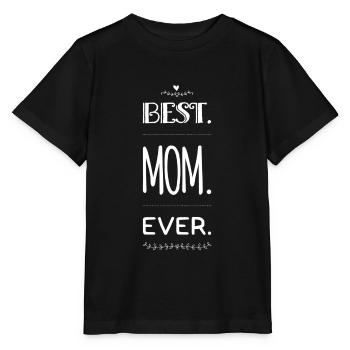 Best Mom - Stanley/Stella Kinder T-Shirt MINI CREATOR  - Schwarz - Vorne - Mikhail (115cm)