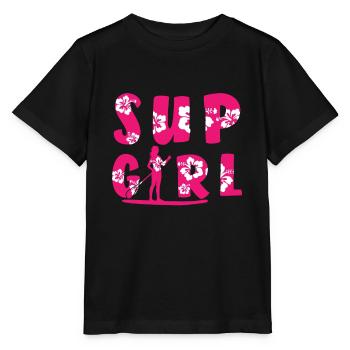 SUP Girl - T-shirt bio MINI CREATOR Stanley/Stella Enfant - noir - Devant - Mikhail (115cm)