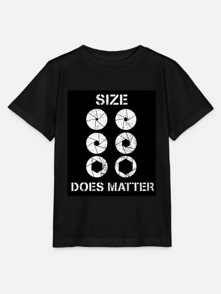 SIZE DOES MATTER - Stanley/Stella Kinder T-Shirt MINI CREATOR - Schwarz