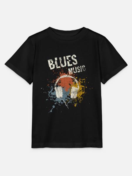 Blues - Stanley/Stella Kinder T-Shirt MINI CREATOR  - Schwarz