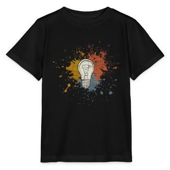 Geek intelligent - T-shirt bio MINI CREATOR Stanley/Stella Enfant - noir - Devant - Mikhail (115cm)