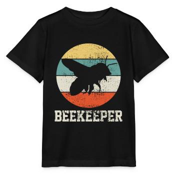 Imker - Stanley/Stella Kinder T-Shirt MINI CREATOR  - Schwarz - Vorne - Mikhail (115cm)