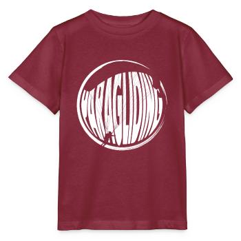 Parapente - T-shirt bio MINI CREATOR Stanley/Stella Enfant - bordeaux - Devant - Kain (125cm)
