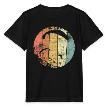 Paragliding - Stanley/Stella Kinder T-Shirt MINI CREATOR  - Schwarz - Vorne - Mikhail (115cm)