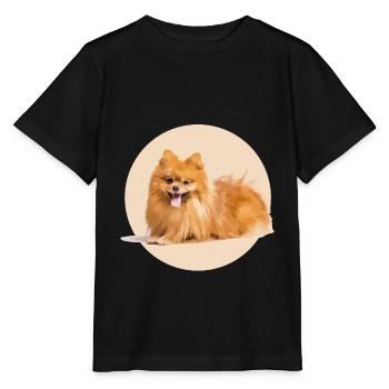 Rot Spitz - Stanley/Stella Kinder T-Shirt MINI CREATOR  - Schwarz - Vorne - Mikhail (115cm)