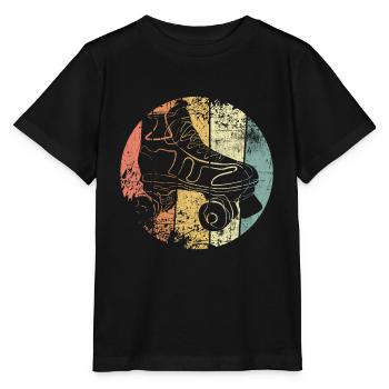 Rollschuh - Stanley/Stella Kinder T-Shirt MINI CREATOR  - Schwarz - Vorne - Mikhail (115cm)